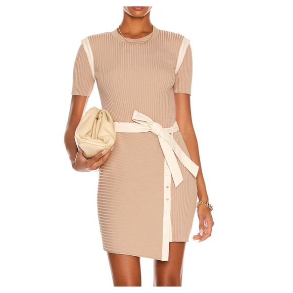 Jonathan Simkhai Dresses & Skirts - JONATHAN SIMKHAI Hardin Rib Belted Dress - M NWT